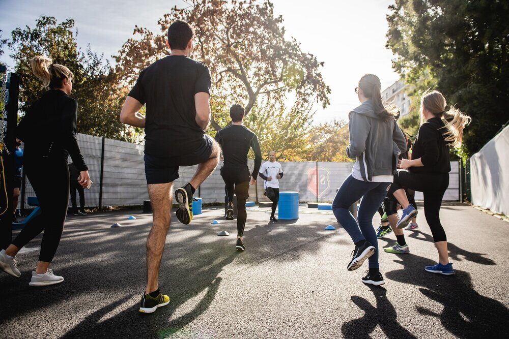 group fitness workout